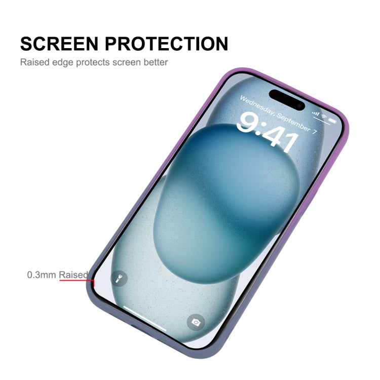 For iPhone 13 Pro ENKAY Hat-Prince MagSafe Rainbow Gradient Silicone Phone Case with Lens Film(Orange Yellow) - HoMEdemic™ 
