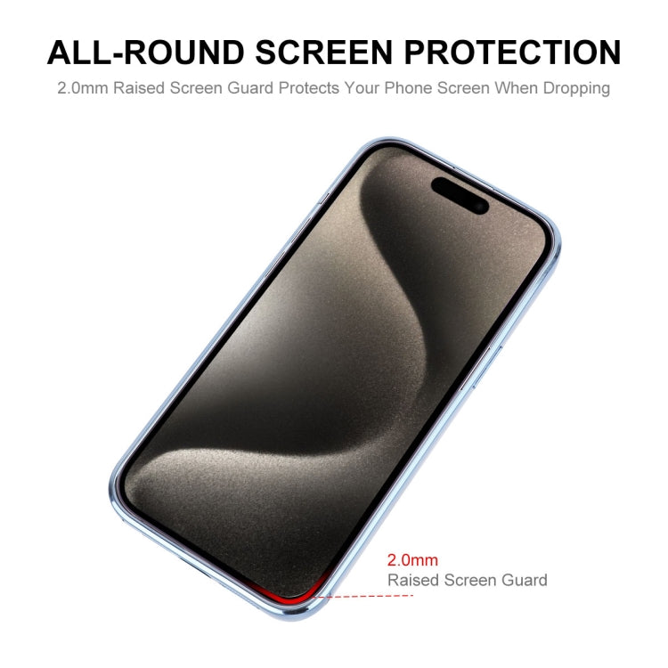 For iPhone 14 Pro ENKAY Hat-Prince Magnetic Glitter Plated Shockproof Phone Case with Lens Film(Black) - HoMEdemic™ 