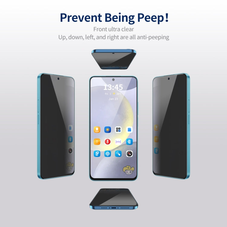 For Samsung Galaxy S23+ 5G 2pcs ENKAY Hat-Prince 360 Degree Anti-peeping Privacy Full Screen Tempered Glass Film - HoMEdemic™ 