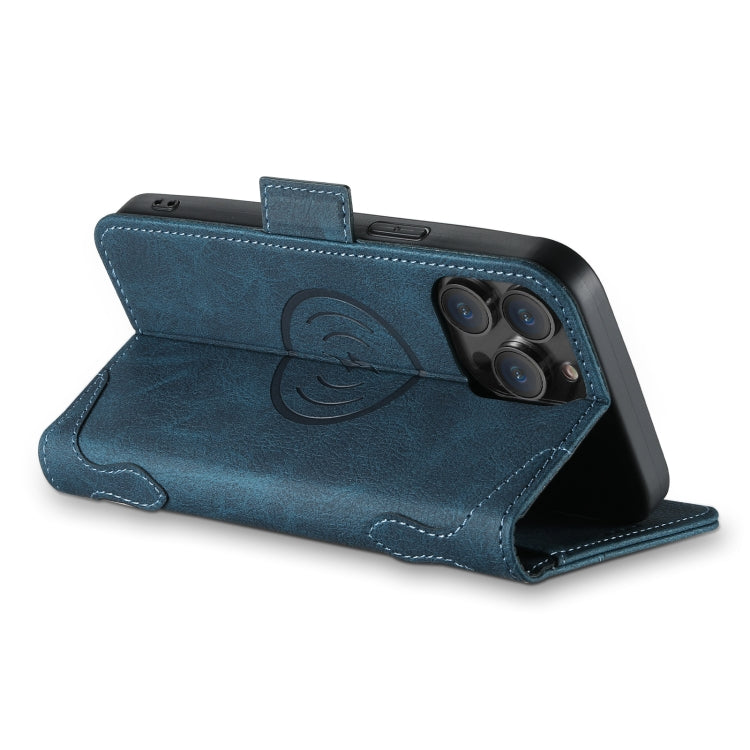For iPhone 12 / 12 Pro SUTENI J07 Multifunctional Horizontal Flip Magsafe Leather Phone Case(Blue) - HoMEdemic™ 