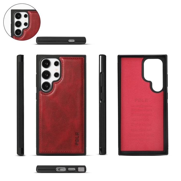 For Samsung Galaxy S24 5G Crossbody Multi-functional Zipper Wallet Leather Phone Case(Red) - HoMEdemic™ 