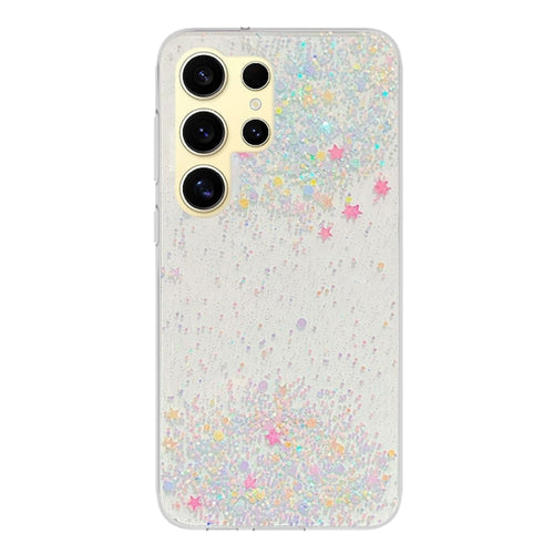 For Samsung Galaxy S24 Ultra 5G Dreamy Star Glitter Epoxy TPU Phone Case(Transparent) - HoMEdemic™ 