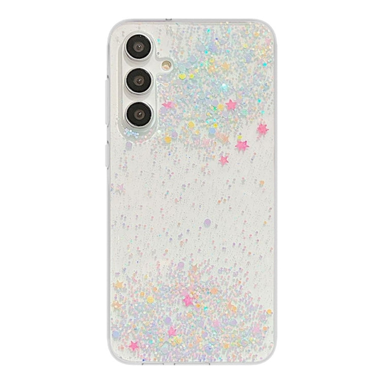 For Samsung Galaxy S24 5G Dreamy Star Glitter Epoxy TPU Phone Case(Transparent) - HoMEdemic™ 