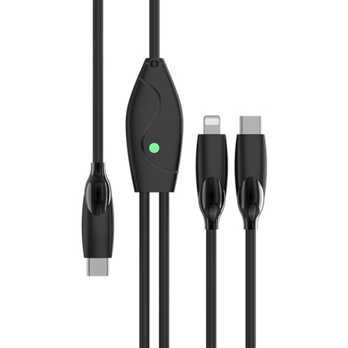 ENKAY PD100W 2-in-1 Type-C to Type-C / 8 Pin Fast Charging Cable with E-Marker, Cable Length:1.2m - HoMEdemic™ 