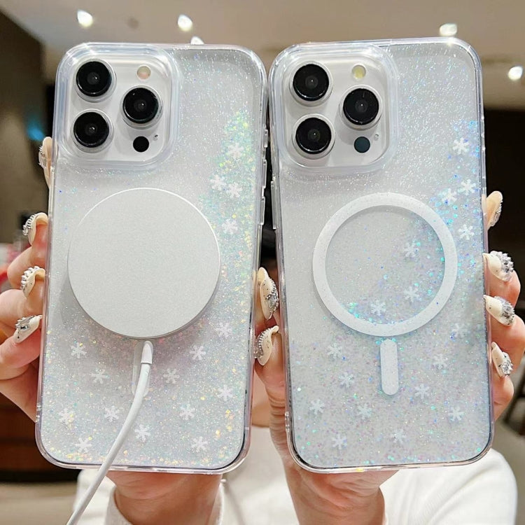 For iPhone 15 Pro Explosive Flash Gradient MagSafe TPU Phone Case(Cold Pink) - HoMEdemic™ 