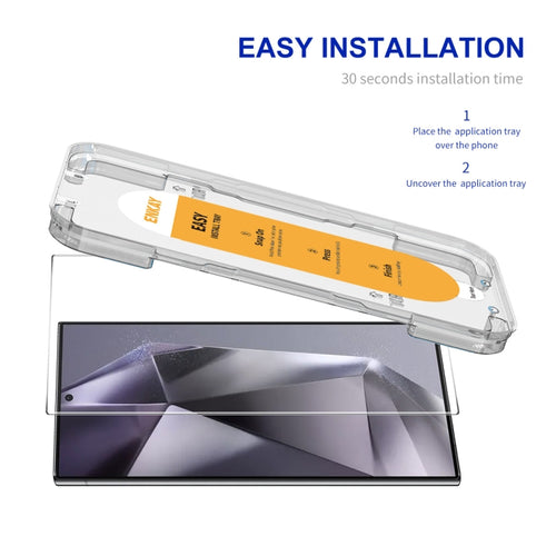 For Samsung Galaxy S24 Ultra 5G ENKAY Easy Install 0.18mm High Alumina Silicon Full Glass Film, Support Ultrasonic Unlock - HoMEdemic™ 