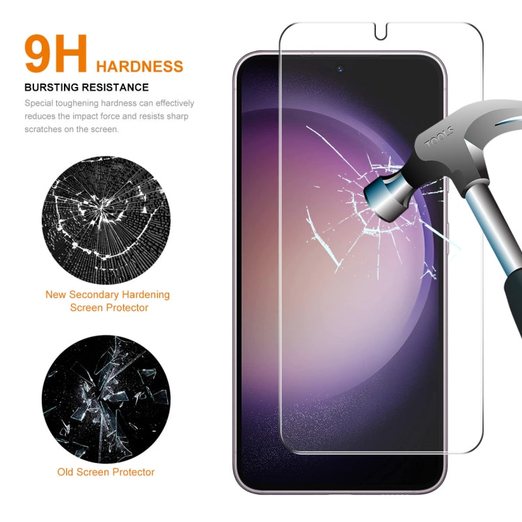 For Samsung Galaxy S23+ 5G / S22+ 5G ENKAY Easy Install 0.18mm High Alumina Silicon Full Glass Film, Support Ultrasonic Unlock - HoMEdemic™ 