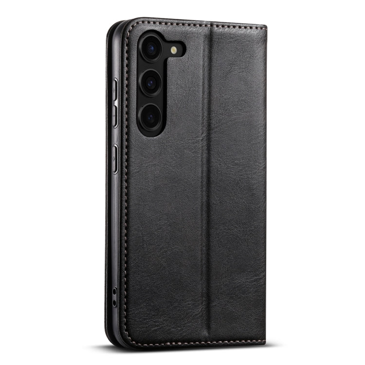 For Samsung Galaxy S23+ 5G Suteni J02 Oil Wax Wallet Leather Phone Case(Black) - HoMEdemic™ 