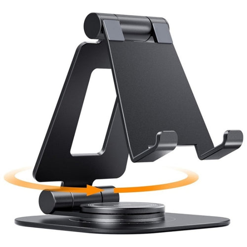 AS007-XS Adjustable Aluminum Alloy Desktop Phone Stand(Black) - HoMEdemic™ 