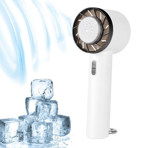 ENKAY Hat-Prince Handheld Mini Portable Cold Compress Cooling Fan(White) - HoMEdemic™ 