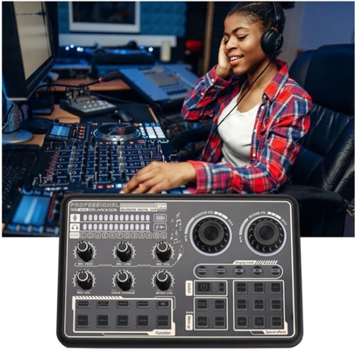 SK600 Multifunctional Live Sound Card Professional Audio Mixer - HoMEdemic™ 