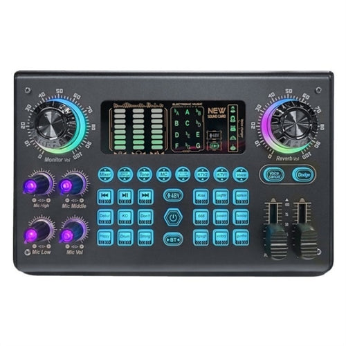 C100 Live Streaming Recording Karaoke Sound Card Mobile Audio Mixer - HoMEdemic™ 