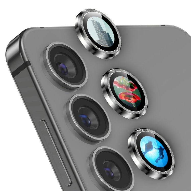 For Samsung Galaxy S24 5G ENKAY Hat-Prince AR 9H Rear Lens Aluminium Alloy Tempered Glass Film(Grey) - HoMEdemic™ 