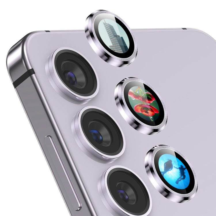 For Samsung Galaxy S23 5G / S23+ 5G ENKAY Hat-Prince AR 9H Rear Lens Aluminium Alloy Tempered Glass Film(Purple) - HoMEdemic™ 