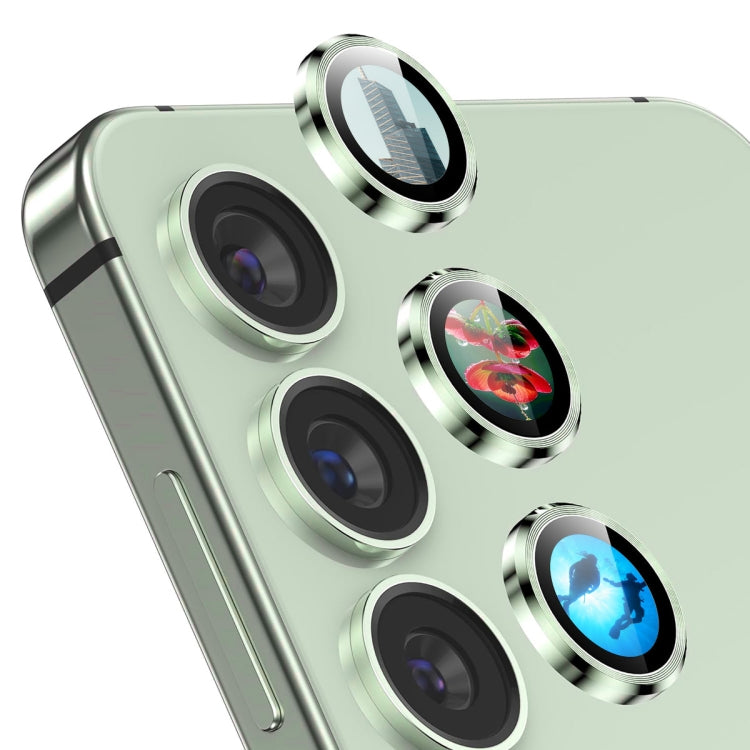 For Samsung Galaxy S23 5G / S23+ 5G ENKAY Hat-Prince AR 9H Rear Lens Aluminium Alloy Tempered Glass Film(Light Green) - HoMEdemic™ 