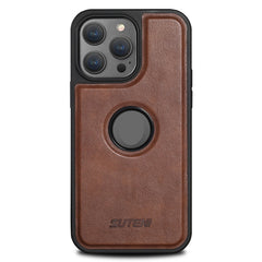 iPhone 14 Pro Case - Magsafe Leather Back Cover | Suteni G1 - HoMEdemic™ 