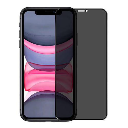 For iPhone 11 / XR NORTHJO A++ 28 Degree Privacy Full Glue Silk Printing Tempered Glass Film - HoMEdemic™ 