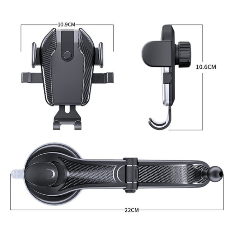 ES281 Car Dashboard Windshield Air Vent Suction Cup Phone Holder For 4-6.7 Inch Phone Mount - HoMEdemic™ 