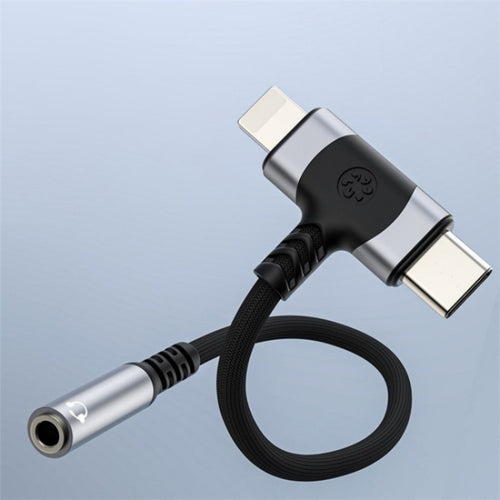 JS-65 Male to 3.5mm Audio Female Headphone Adapter Cable Cord(Black) - HoMEdemic™ 