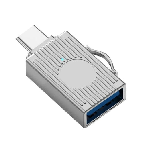 JS-103 USB to Type-C 3.0 Converter High Speed U Disk OTG Adapter(Silver) - HoMEdemic™ 