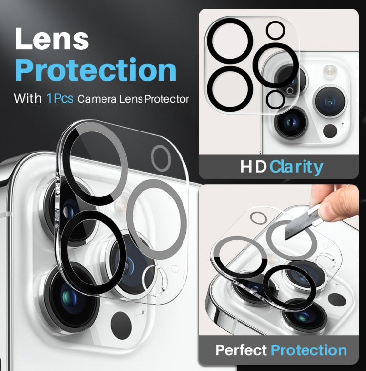 For iPhone 14 Pro Max NORTHJO 3 in 1 Magsafe Clear Phone Case with Screen Film + Rear Lens Film - HoMEdemic™ 