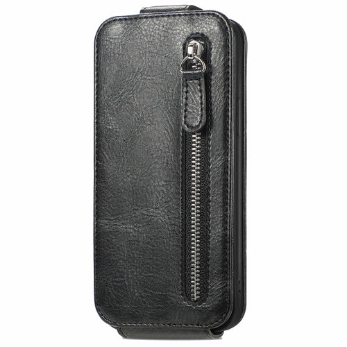 For Samsung Galaxy S24 5G Zipper Wallet Vertical Flip Leather Phone Case(Black) - HoMEdemic™ 