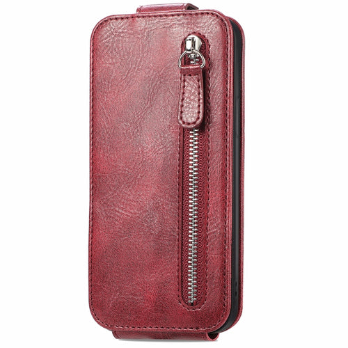 For Samsung Galaxy S24 5G Zipper Wallet Vertical Flip Leather Phone Case(Red) - HoMEdemic™ 