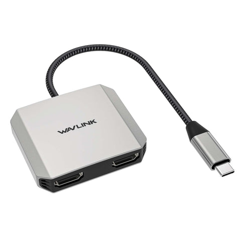 WAVLINK WL-UHP510Pro 4K/60Hz Video Converter USB-C Male to Dual HDMI Female Adapter - HoMEdemic™ 