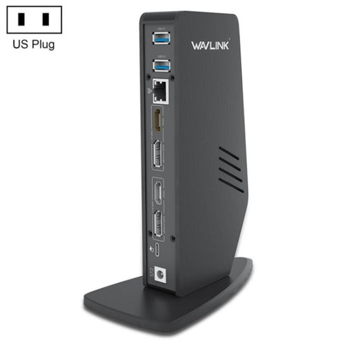 WAVLINK WL-UG69DK5 Laptop Dual 5K / 4K 60Hz Monitor Adapter USB 3.0 Docking Station, Plug:US Plug - HoMEdemic™ 