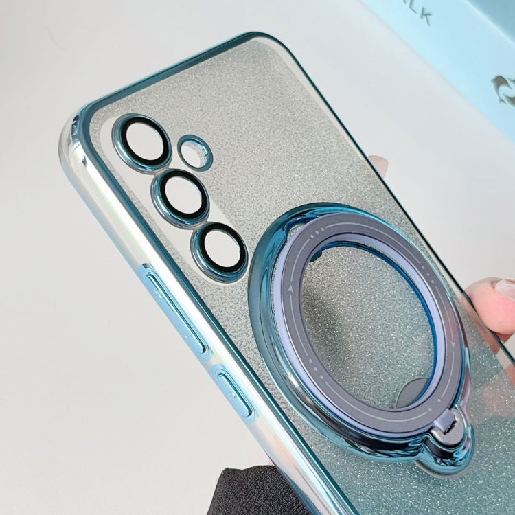 For Samsung Galaxy S24 Ultra 5G Rotation MagSafe Holder Gradient Glitter TPU Phone Case(Cangling) - HoMEdemic™ 
