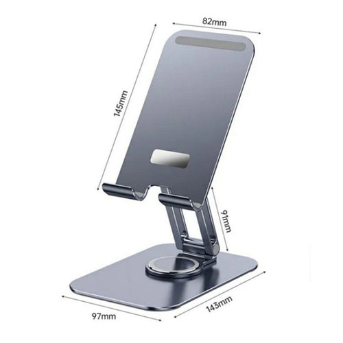 JMARY MK-61 Rotatable Cellphone Tablet Holder Aluminum Alloy Desktop Phone Stand - HoMEdemic™ 