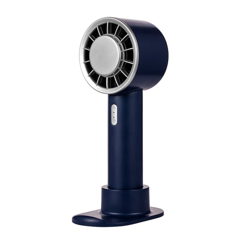 WX-633 Summer Handheld Fan 3 Speeds Semiconductor Cold Compress Desk Fan(Navy Blue) - HoMEdemic™ 