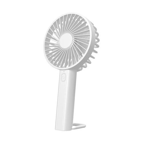 F35 With Hanging Hole Rechargeable Cooling Fan Powerful Handheld Fan 1200mAh Desk Fan(White) - HoMEdemic™ 