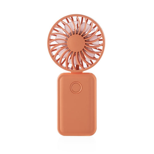 F458 With Neck Rope Summer 3 Speeds Adjustable Foldable Mini Handheld Fan(Orange) - HoMEdemic™ 