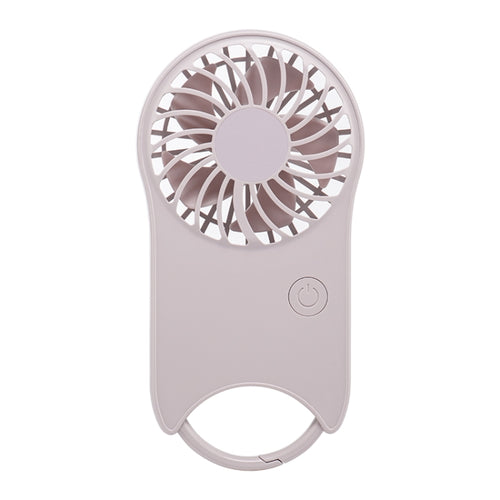 F12 3 Wind Speed Outdoor Summer Cooling Fan Hanging Buckle Mini Handheld Fan(Pink) - HoMEdemic™ 