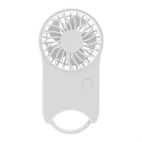 F12 3 Wind Speed Outdoor Summer Cooling Fan Hanging Buckle Mini Handheld Fan(White) - HoMEdemic™ 