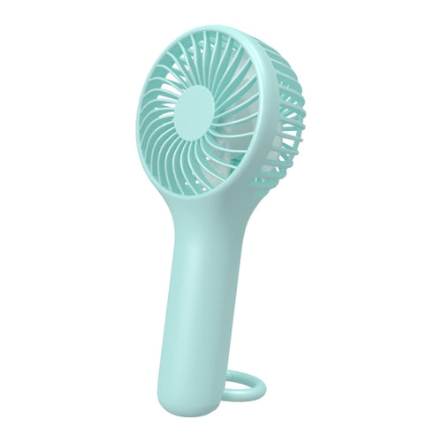 S13 Portable Summer Cooling Fan Hanging Buckle Mini 3 Wind Speed Handheld Fan(Baby Blue) - HoMEdemic™ 