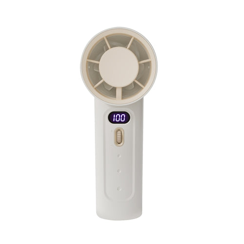 FC1 100 Wind Speed Levels Summer Cooler Desktop Fan Turbine Handheld Fan(White) - HoMEdemic™ 