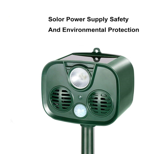 Solar Animal Drive Waterproof PIR Sensor Outdoor Garden Anti-cat Dog Ultrasonic Solar Alarm Drive - HoMEdemic™ 