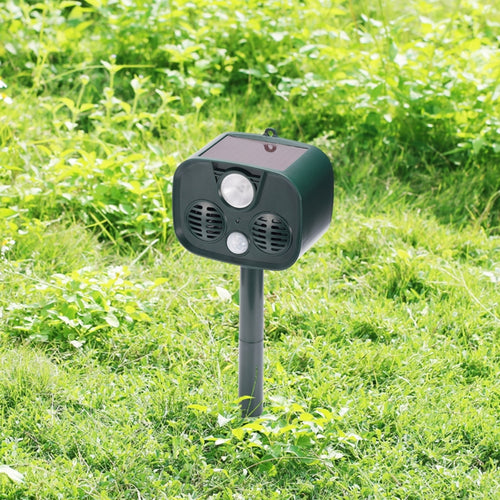 Solar Animal Drive Waterproof PIR Sensor Outdoor Garden Anti-cat Dog Ultrasonic Solar Alarm Drive - HoMEdemic™ 