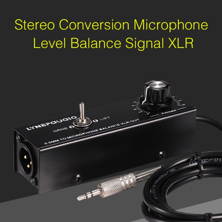 B012 Professional Stereo Signal Converted to Microphone Balanced Signal Output - HoMEdemic™ 