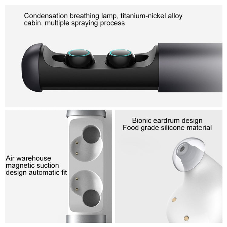 Sanag J2 Stereo Noise Reduction True Wireless Bluetooth Game Headset(Grey) - HoMEdemic™ 