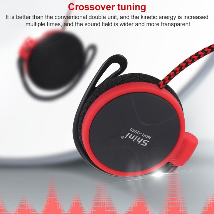 Shini Q940 3.5mm Super Bass EarHook Earphone for Mp3 Player Computer Mobile(Black No Mic) - HoMEdemic™ 