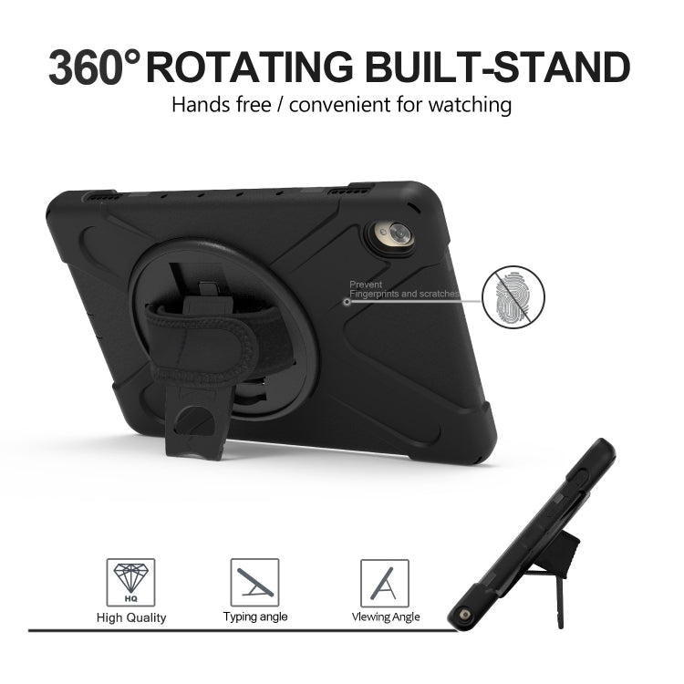 Shockproof Colorful Silicone + PC Protective Case with Holder & Hand Grip Strap, For Huawei MediaPad M6 10.8, For Huawei MediaPad M5 10.8, For Huawei MatePad 10.4, For iPad Mini 3 & 2 & 1 - HoMEdemic™ 