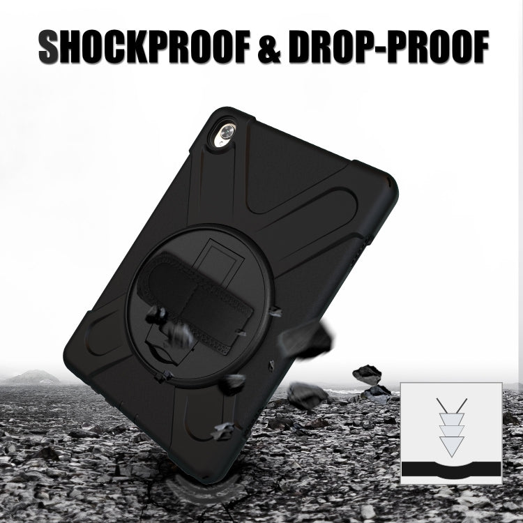 Shockproof Colorful Silicone + PC Protective Case with Holder & Hand Grip Strap, For Huawei MediaPad M6 10.8, For Huawei MediaPad M5 10.8, For Huawei MatePad 10.4, For iPad Mini 3 & 2 & 1 - HoMEdemic™ 