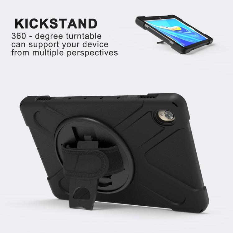 Shockproof Colorful Silicone + PC Protective Case with Holder & Hand Grip Strap, For Huawei MediaPad M6 10.8, For Huawei MediaPad M5 10.8, For Huawei MatePad 10.4, For iPad Mini 3 & 2 & 1 - HoMEdemic™ 