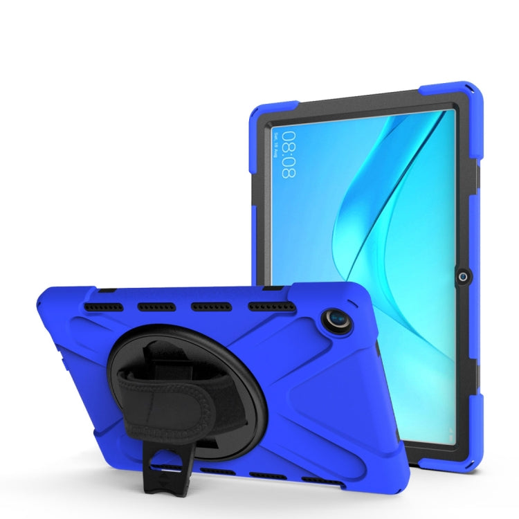 Shockproof Colorful Silicone + PC Protective Case with Holder & Hand Grip Strap, For Huawei MediaPad M6 10.8, For Huawei MediaPad M5 10.8, For Huawei MatePad 10.4, For iPad Mini 3 & 2 & 1 - HoMEdemic™ 