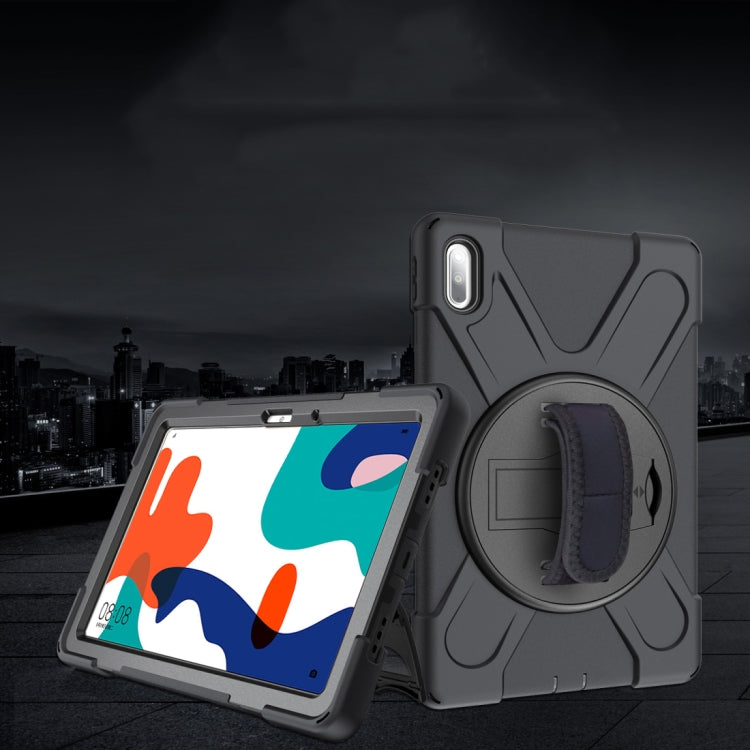 Shockproof Colorful Silicone + PC Protective Case with Holder & Hand Grip Strap, For Huawei MediaPad M6 10.8, For Huawei MediaPad M5 10.8, For Huawei MatePad 10.4, For iPad Mini 3 & 2 & 1 - HoMEdemic™ 