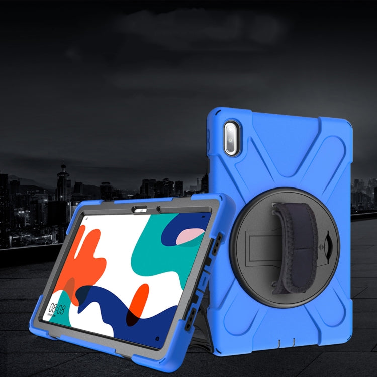 Shockproof Colorful Silicone + PC Protective Case with Holder & Hand Grip Strap, For Huawei MediaPad M6 10.8, For Huawei MediaPad M5 10.8, For Huawei MatePad 10.4, For iPad Mini 3 & 2 & 1 - HoMEdemic™ 