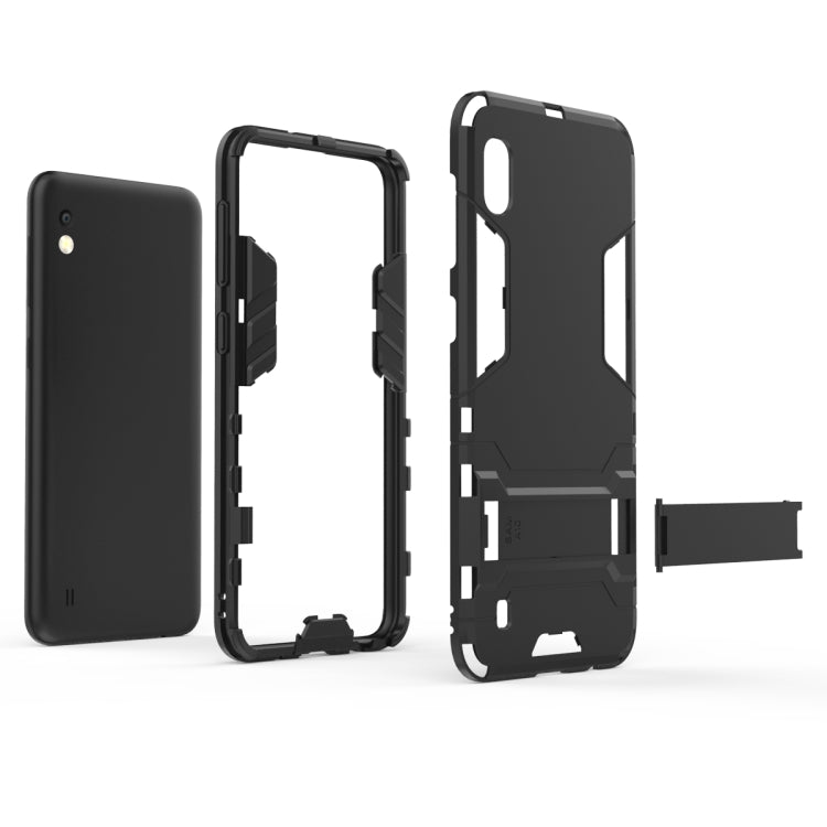 Shockproof PC + TPU Case for Galaxy A10, with Holder - HoMEdemic™ 